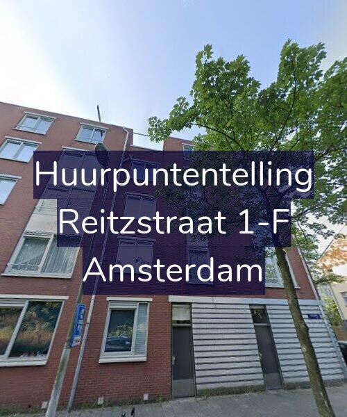 Foto gevel Huurpuntentelling voor Reitzstraat 1-F, Amsterdam