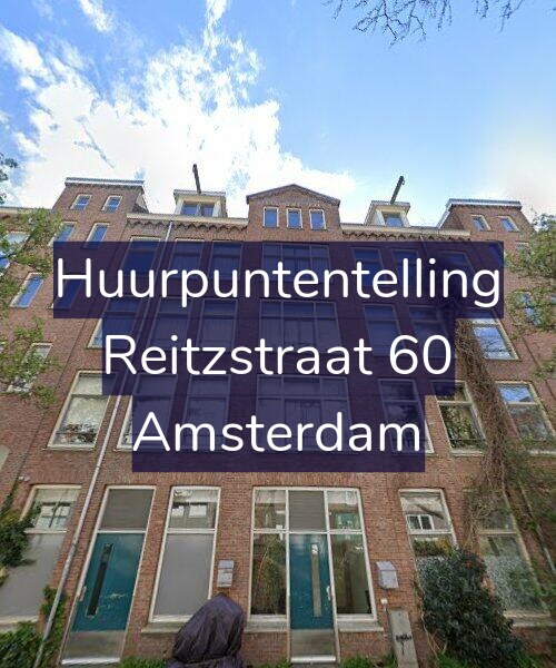 Foto gevel Huurpuntentelling voor Reitzstraat 60, Amsterdam