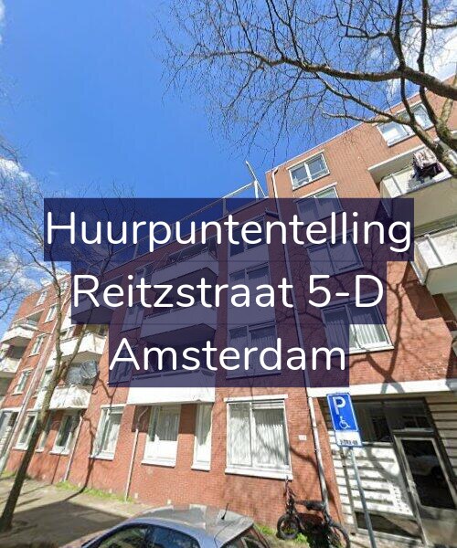 Foto gevel Huurpuntentelling voor Reitzstraat 5-D, Amsterdam