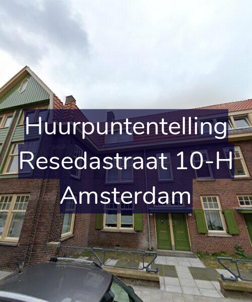 Foto gevel Huurpuntentelling voor Resedastraat 10-H, Amsterdam