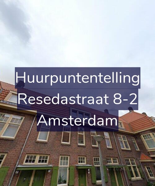 Foto gevel Huurpuntentelling voor Resedastraat 8-2, Amsterdam