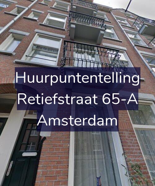 Foto gevel Huurpuntentelling voor Retiefstraat 65-A, Amsterdam