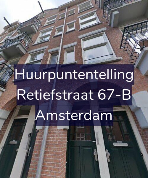 Foto gevel Huurpuntentelling voor Retiefstraat 67-B, Amsterdam
