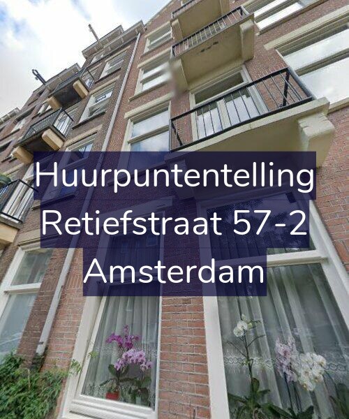 Foto gevel Huurpuntentelling voor Retiefstraat 57-2, Amsterdam