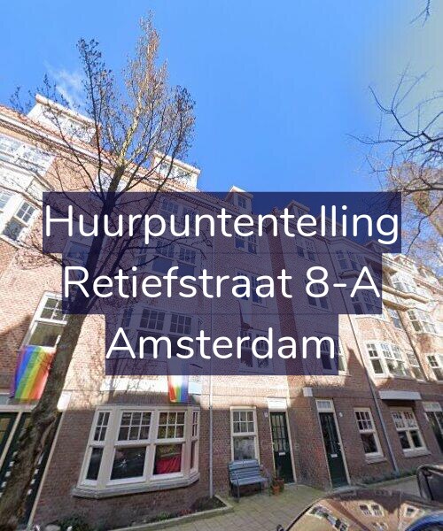 Foto gevel Huurpuntentelling voor Retiefstraat 8-A, Amsterdam