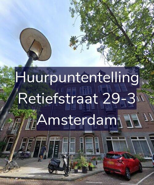 Foto gevel Huurpuntentelling voor Retiefstraat 29-3, Amsterdam