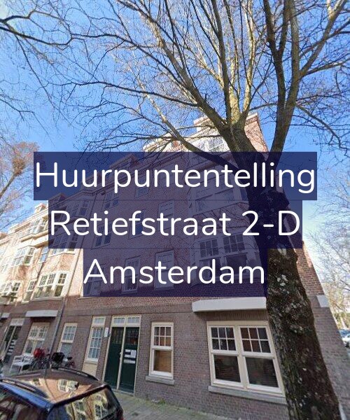 Foto gevel Huurpuntentelling voor Retiefstraat 2-D, Amsterdam