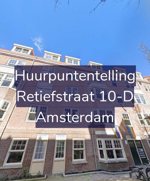 Foto gevel Huurpuntentelling voor Retiefstraat 10-D, Amsterdam