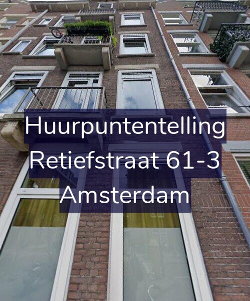 Foto gevel Huurpuntentelling voor Retiefstraat 61-3, Amsterdam