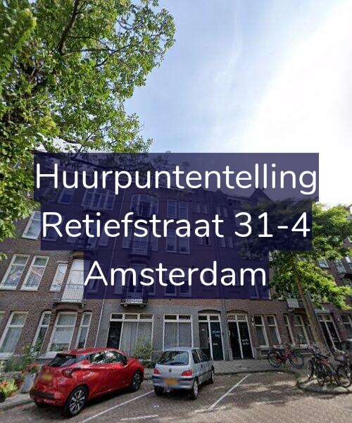 Foto gevel Huurpuntentelling voor Retiefstraat 31-4, Amsterdam
