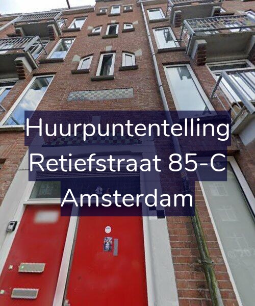 Foto gevel Huurpuntentelling voor Retiefstraat 85-C, Amsterdam