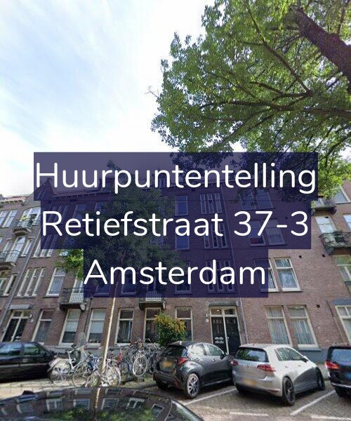 Foto gevel Huurpuntentelling voor Retiefstraat 37-3, Amsterdam