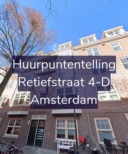 Foto gevel Huurpuntentelling voor Retiefstraat 4-D, Amsterdam