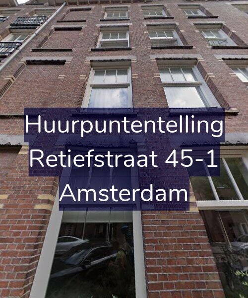 Foto gevel Huurpuntentelling voor Retiefstraat 45-1, Amsterdam