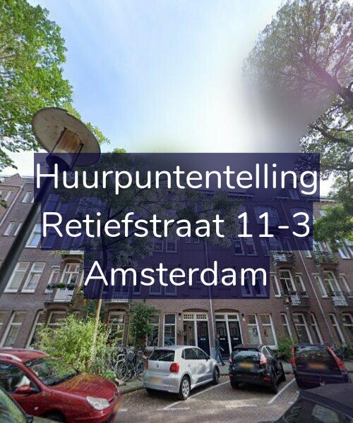 Foto gevel Huurpuntentelling voor Retiefstraat 11-3, Amsterdam