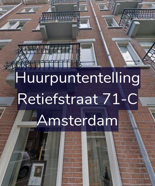 Foto gevel Huurpuntentelling voor Retiefstraat 71-C, Amsterdam