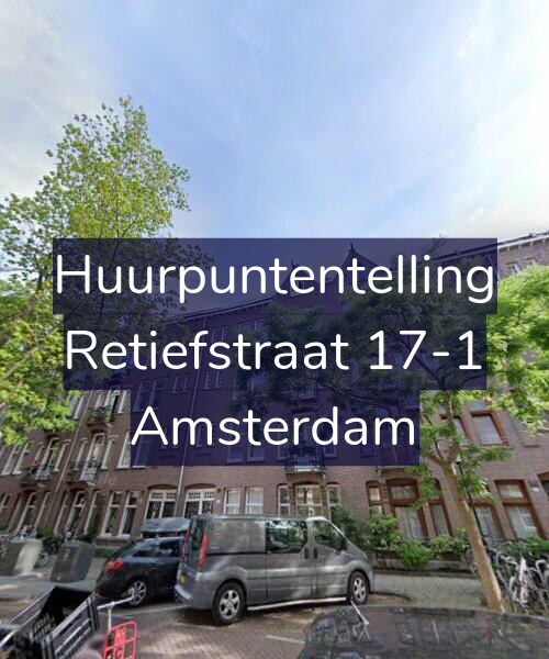 Foto gevel Huurpuntentelling voor Retiefstraat 17-1, Amsterdam
