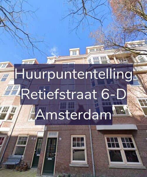 Foto gevel Huurpuntentelling voor Retiefstraat 6-D, Amsterdam