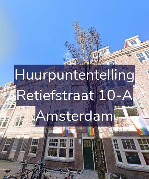 Foto gevel Huurpuntentelling voor Retiefstraat 10-A, Amsterdam