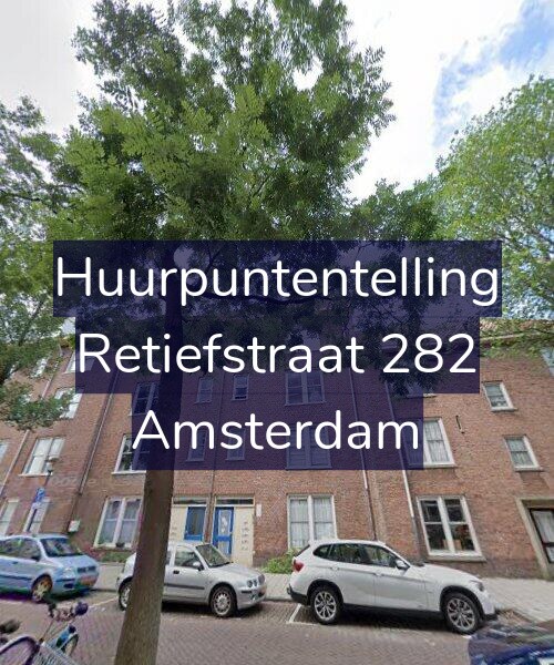 Foto gevel Huurpuntentelling voor Retiefstraat 282, Amsterdam