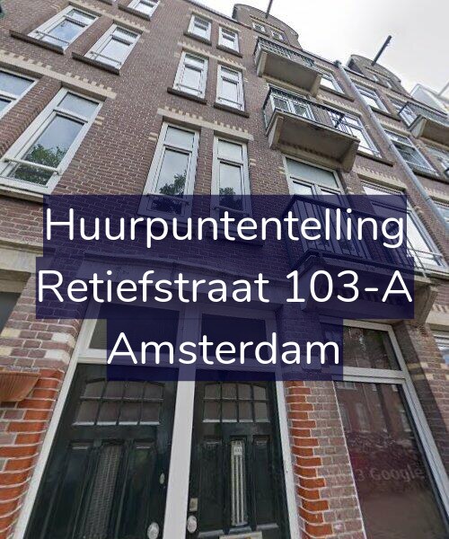 Foto gevel Huurpuntentelling voor Retiefstraat 103-A, Amsterdam