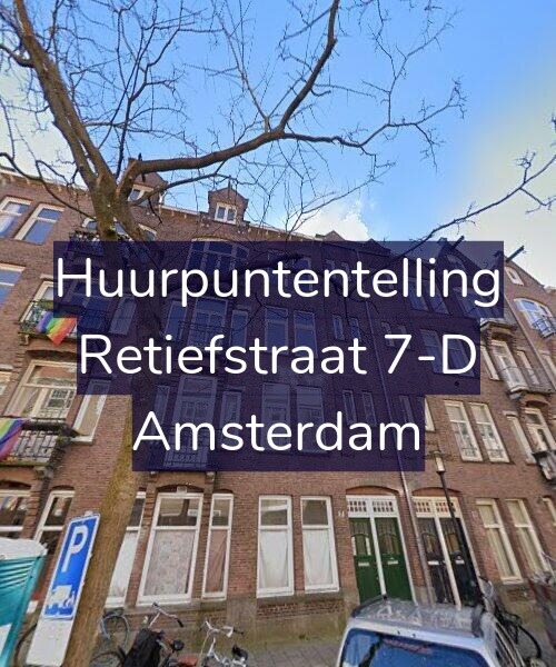 Foto gevel Huurpuntentelling voor Retiefstraat 7-D, Amsterdam