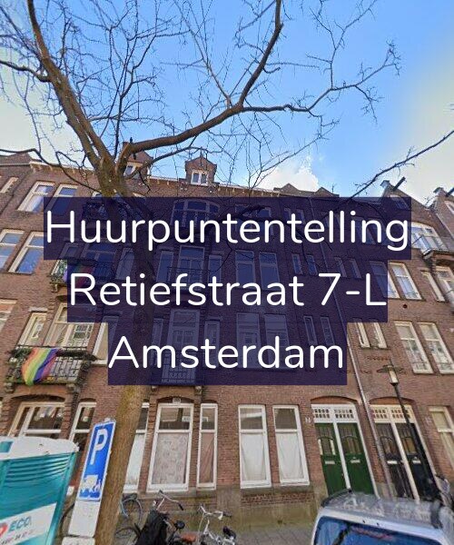 Foto gevel Huurpuntentelling voor Retiefstraat 7-L, Amsterdam