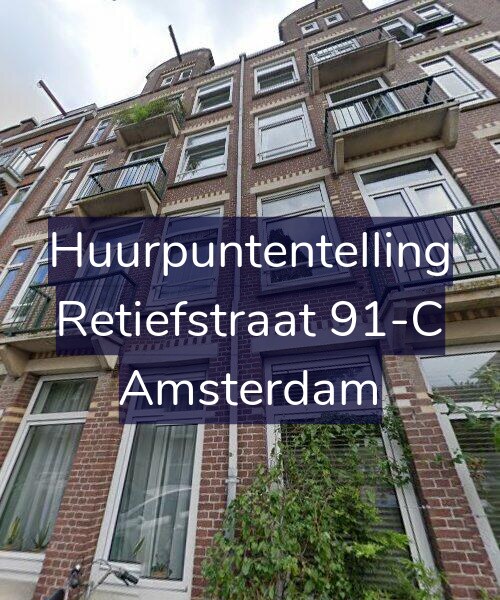 Foto gevel Huurpuntentelling voor Retiefstraat 91-C, Amsterdam