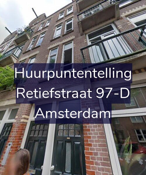 Foto gevel Huurpuntentelling voor Retiefstraat 97-D, Amsterdam