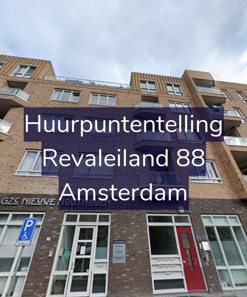 Foto gevel Huurpuntentelling voor Revaleiland 88, Amsterdam