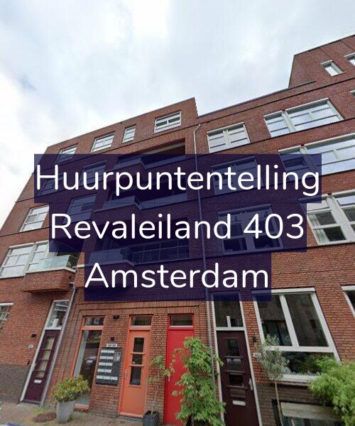 Foto gevel Huurpuntentelling voor Revaleiland 403, Amsterdam