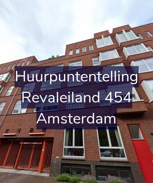 Foto gevel Huurpuntentelling voor Revaleiland 454, Amsterdam