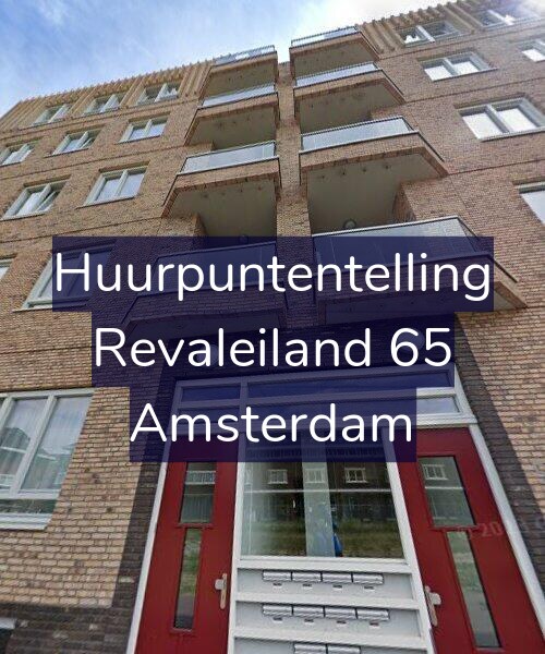 Foto gevel Huurpuntentelling voor Revaleiland 65, Amsterdam