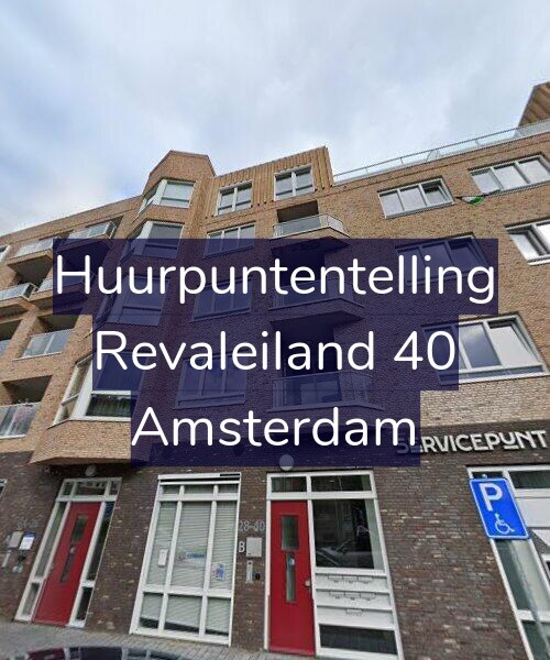 Foto gevel Huurpuntentelling voor Revaleiland 40, Amsterdam