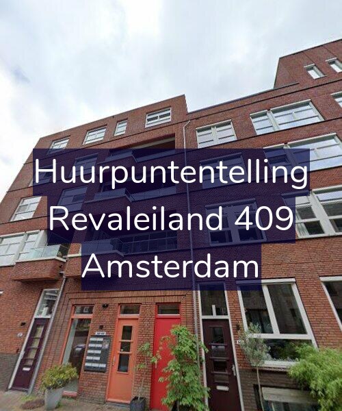 Foto gevel Huurpuntentelling voor Revaleiland 409, Amsterdam