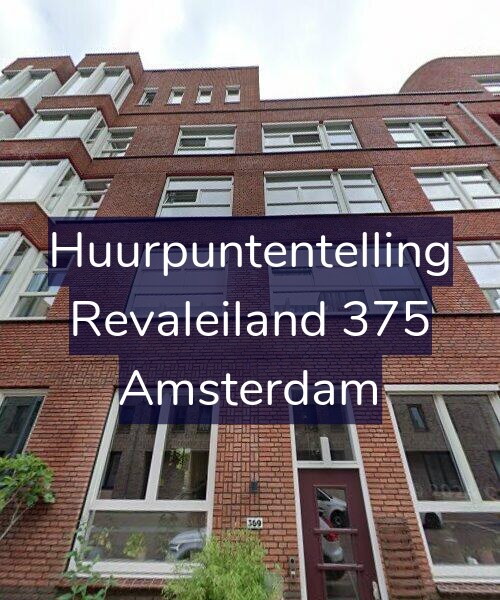 Foto gevel Huurpuntentelling voor Revaleiland 375, Amsterdam