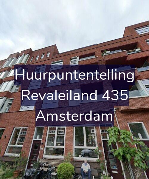 Foto gevel Huurpuntentelling voor Revaleiland 435, Amsterdam