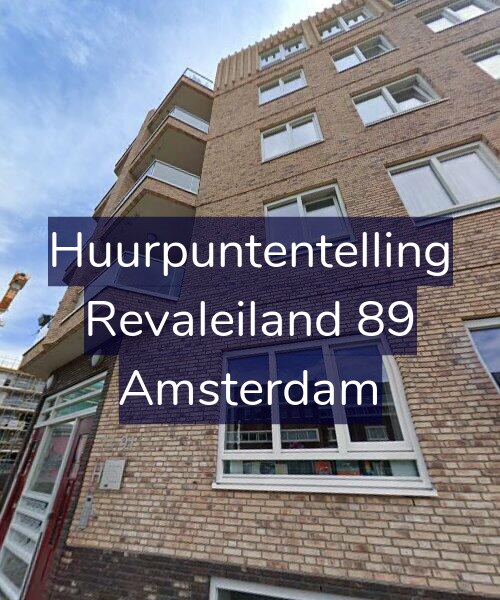 Foto gevel Huurpuntentelling voor Revaleiland 89, Amsterdam