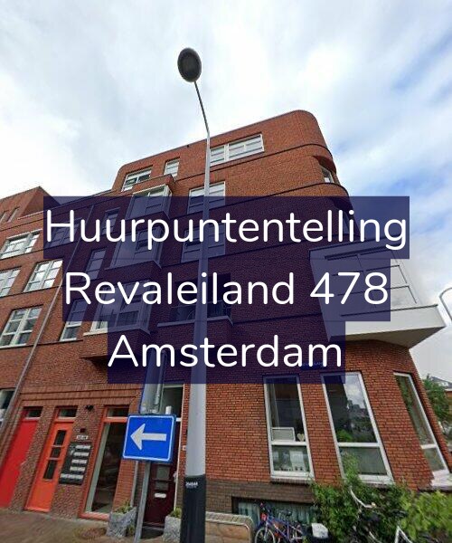 Foto gevel Huurpuntentelling voor Revaleiland 478, Amsterdam