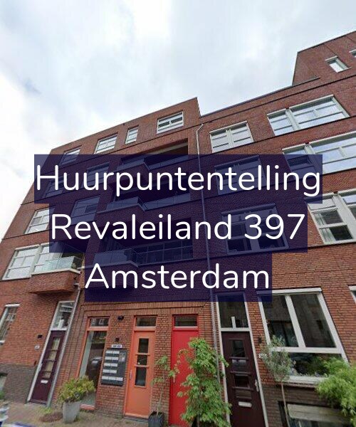 Foto gevel Huurpuntentelling voor Revaleiland 397, Amsterdam