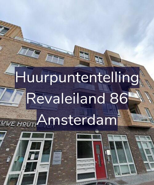 Foto gevel Huurpuntentelling voor Revaleiland 86, Amsterdam