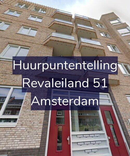 Foto gevel Huurpuntentelling voor Revaleiland 51, Amsterdam
