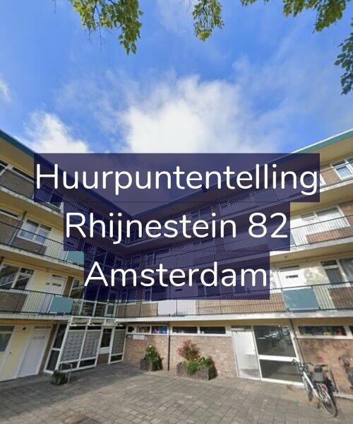 Foto gevel Huurpuntentelling voor Rhijnestein 82, Amsterdam