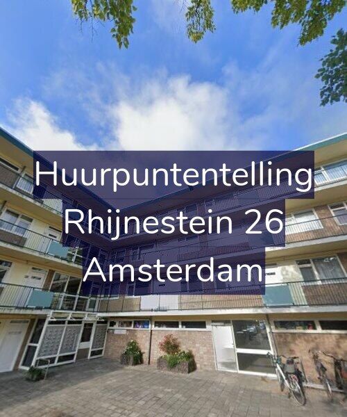 Foto gevel Huurpuntentelling voor Rhijnestein 26, Amsterdam