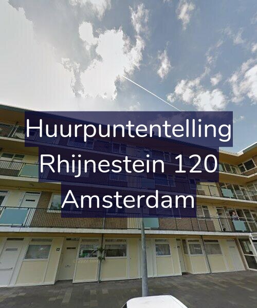 Foto gevel Huurpuntentelling voor Rhijnestein 120, Amsterdam