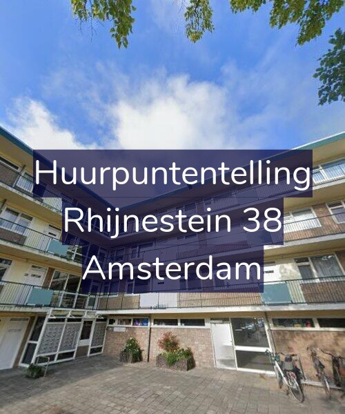 Foto gevel Huurpuntentelling voor Rhijnestein 38, Amsterdam