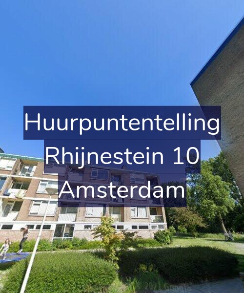 Foto gevel Huurpuntentelling voor Rhijnestein 10, Amsterdam