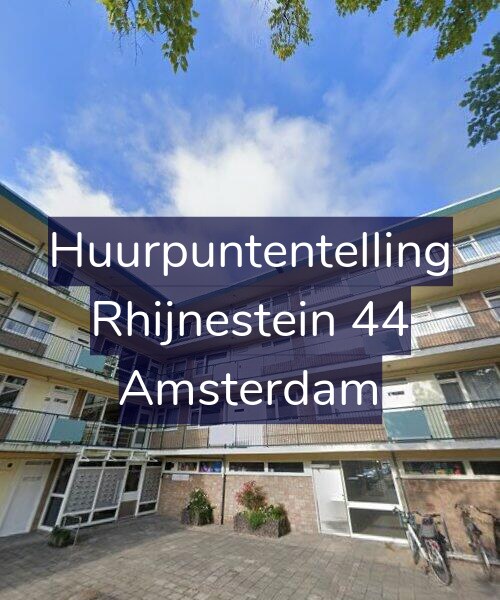 Foto gevel Huurpuntentelling voor Rhijnestein 44, Amsterdam