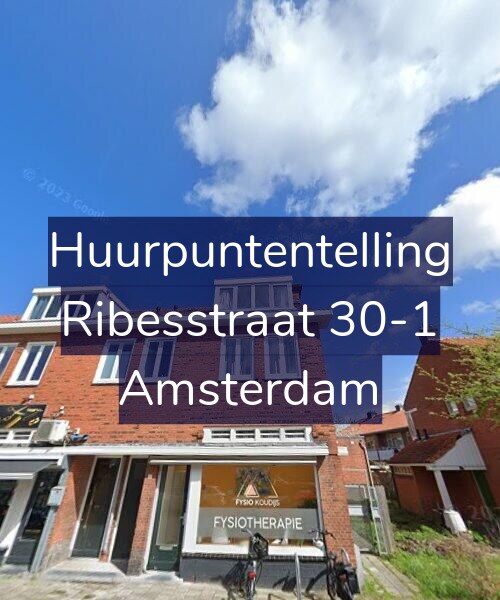 Foto gevel Huurpuntentelling voor Ribesstraat 30-1, Amsterdam