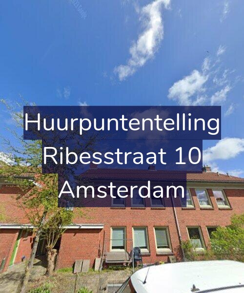 Foto gevel Huurpuntentelling voor Ribesstraat 10, Amsterdam